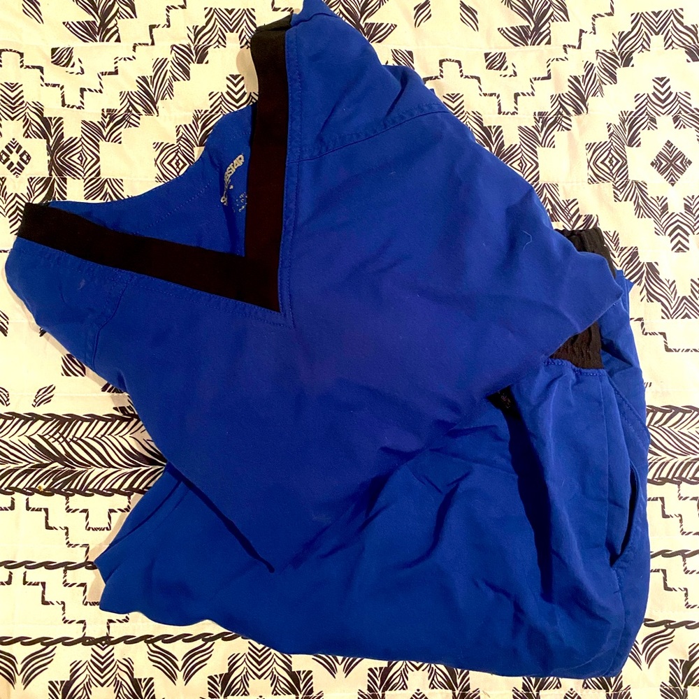 Blue scrub set